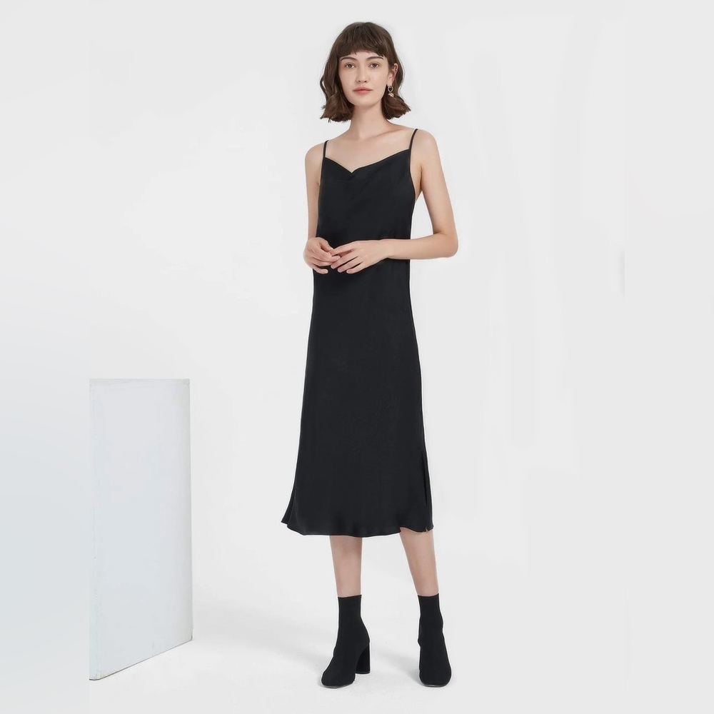 Supesu Eden Slip Dress Black XL